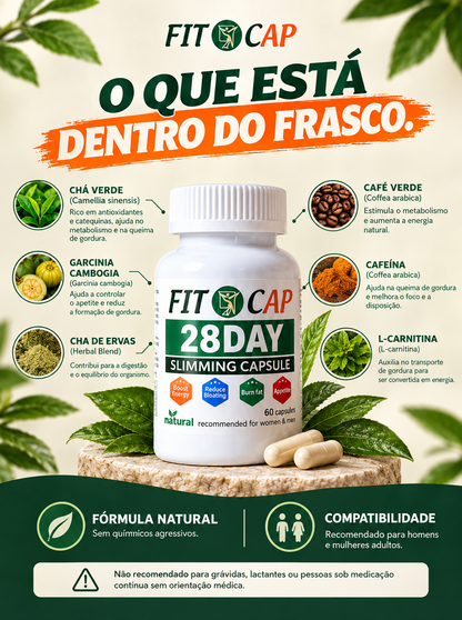 FitCap™ 28 - Fórmula 100% Natural