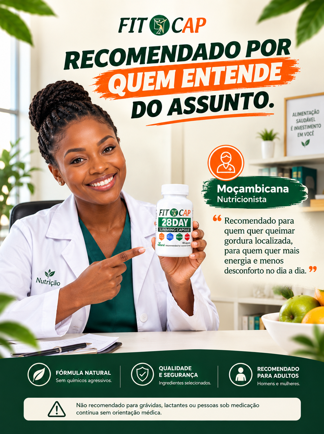 FitCap™ 28 - Fórmula 100% Natural